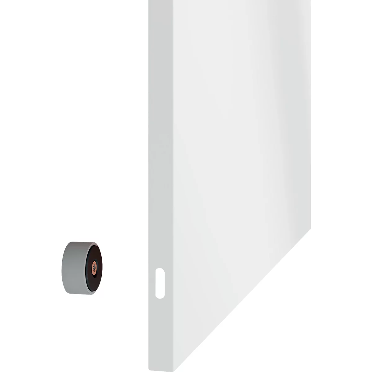 Tableau blanc Franken Infinity, sans cadre, extensible à volonté, magnétique, L 900 x H 600 mm, acier laqué, blanc, matériel de montage inclus