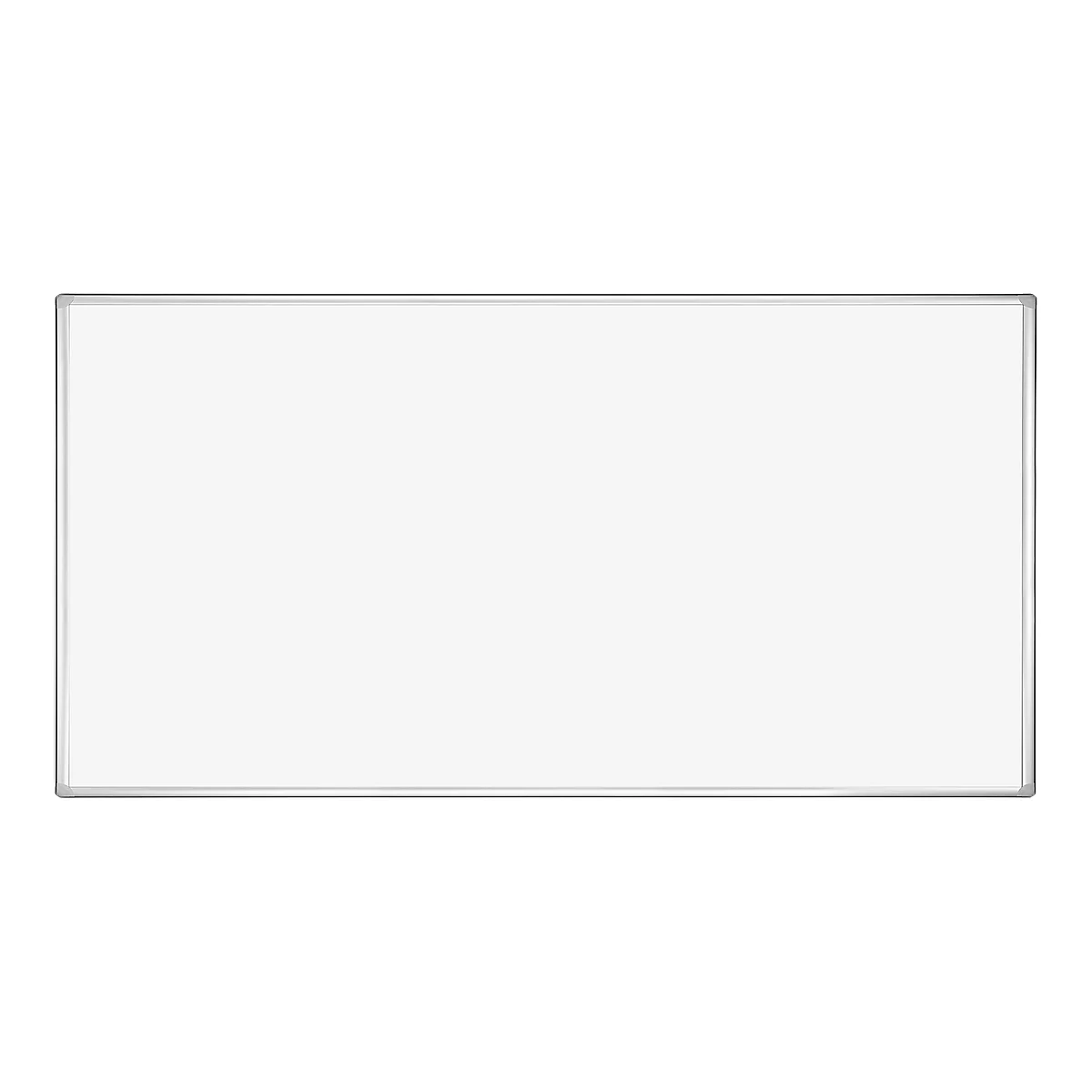 Tableau blanc Franken PRO, émaillé, montage mural en format portrait &amp; paysage, acier laqué blanc &amp; cadre en aluminium, magnétique, plateau de rangement, 1200 x 1800 mm