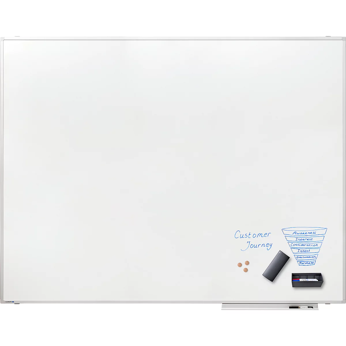 Tableau blanc Legamaster PROFESSIONAL, hauteur 1550 mm, largeur 2000 mm