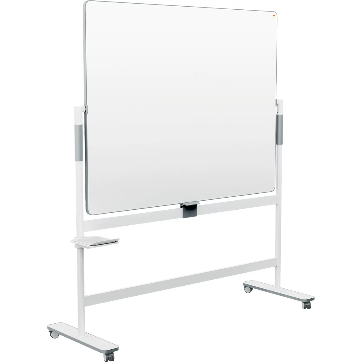 Tableau blanc mobile Move & Meet - utilisable des 2 côtés - laqué - pivotant - L 1500 x H 1200 mm