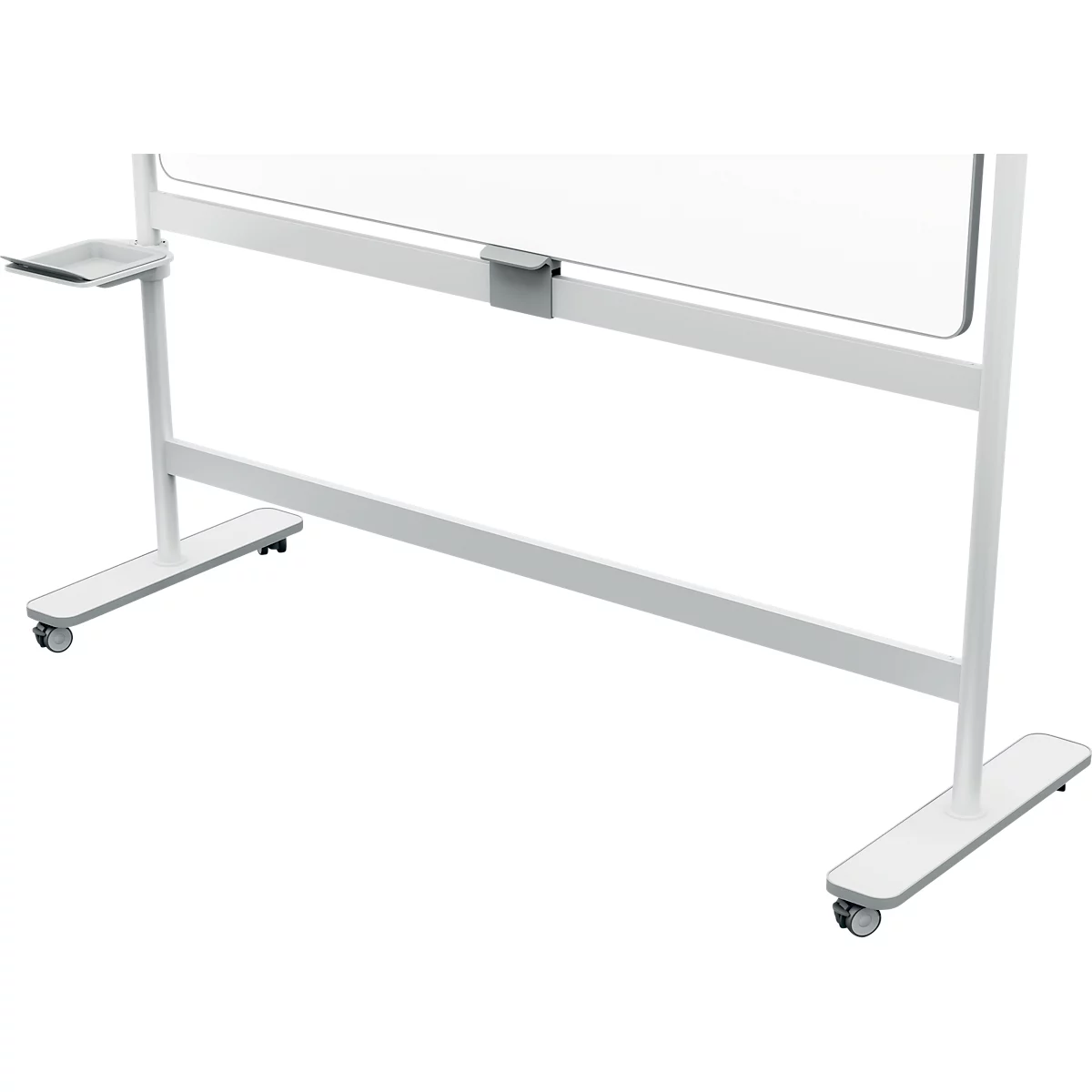 Tableau blanc mobile Move & Meet - utilisable des 2 côtés - laqué - pivotant - L 1500 x H 1200 mm