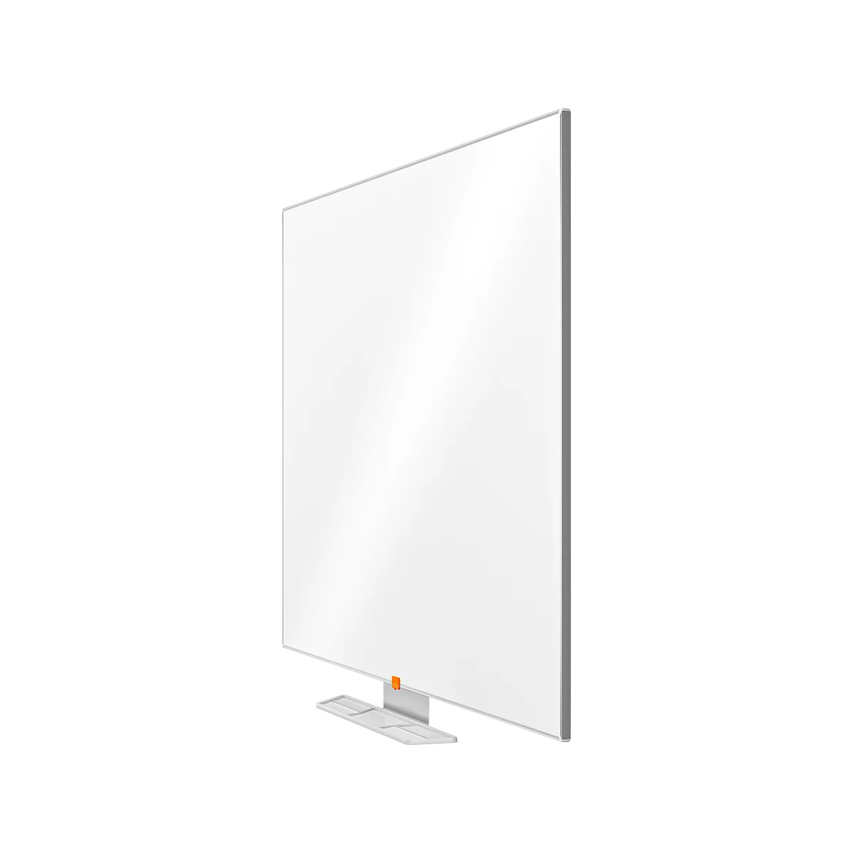 Tableau blanc Prestige nobo - cadre alu - surface émaillée - l. 1200 x H 900 mm - avec auget