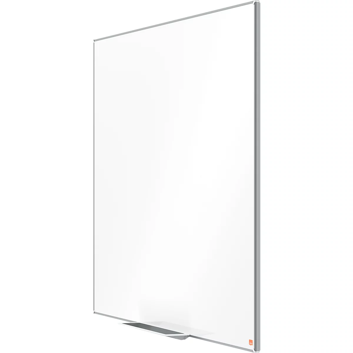 Tableau blanc Prestige nobo - cadre alu - surface émaillée - l. 1200 x H 900 mm - avec auget