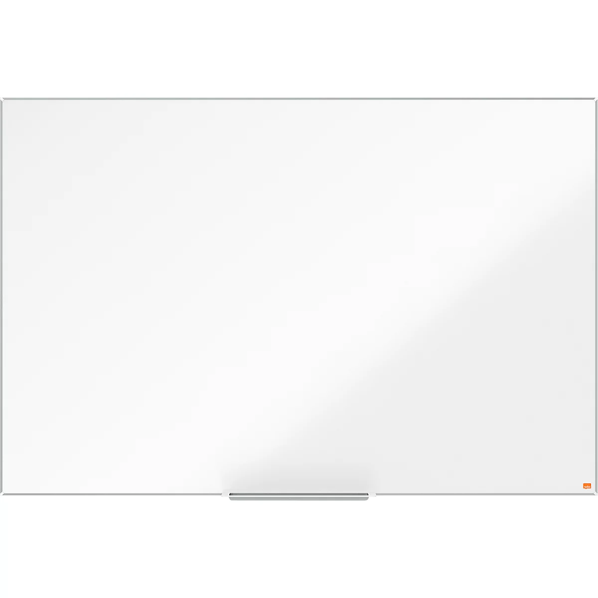 Tableau blanc Prestige nobo - cadre alu - surface émaillée - l. 1500 x H 1000 mm- avec auget