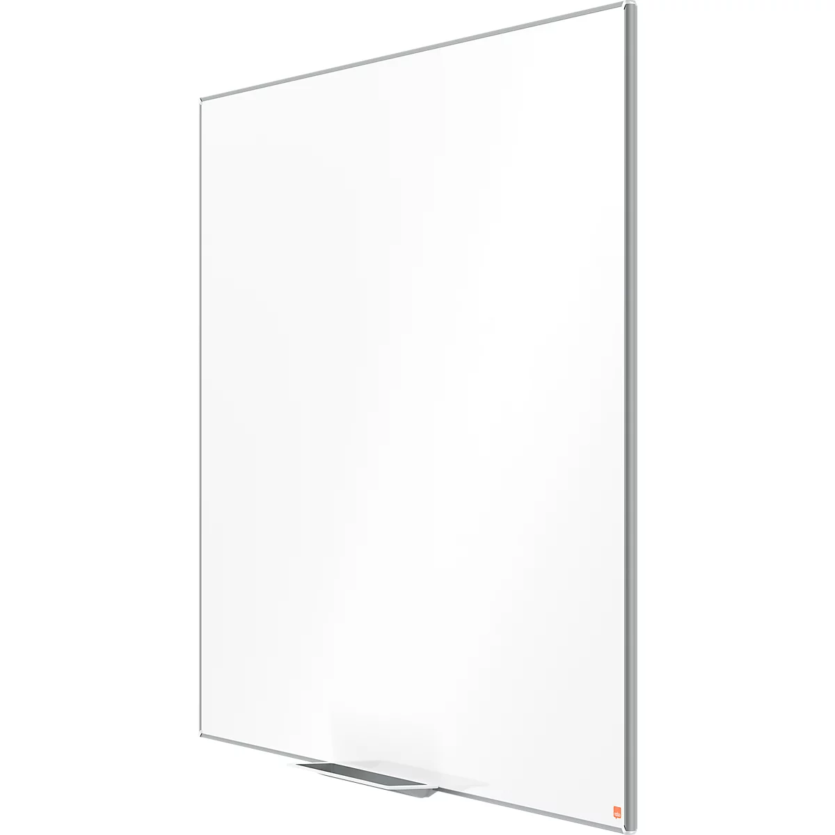 Tableau blanc Prestige nobo - cadre alu - surface émaillée - l. 1500 x H 1000 mm- avec auget