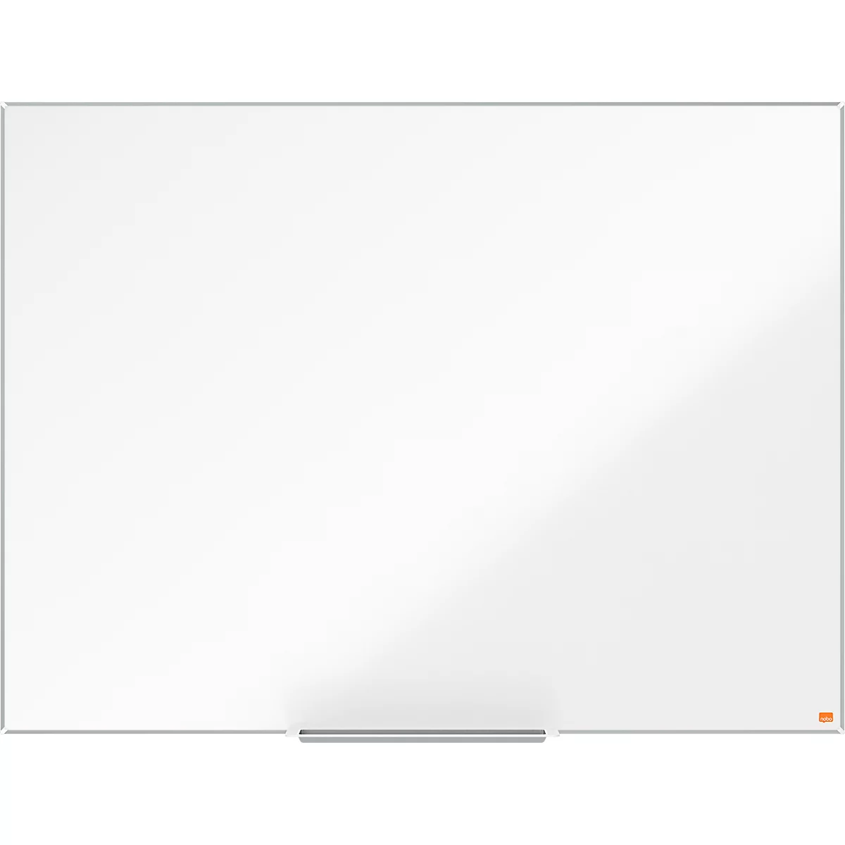 Tableau blanc Prestige nobo - cadre alu - surface Nano Clean - l. 1200 x H 900 mm - avec auget