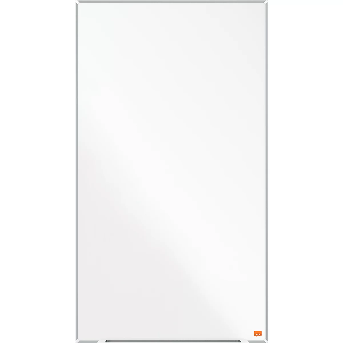 Tableau blanc Prestige nobo - cadre alu - surface Nano Clean - l. 1200 x H 900 mm - avec auget