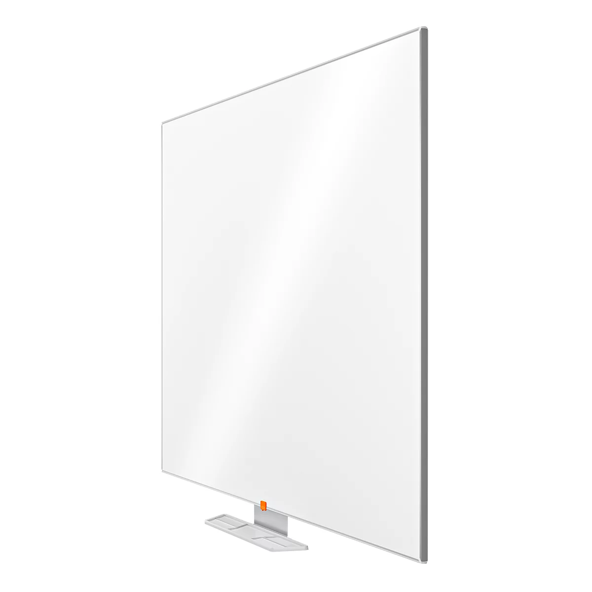 Tableau blanc Prestige nobo - cadre alu - surface Nano Clean - l. 1200 x H 900 mm - avec auget