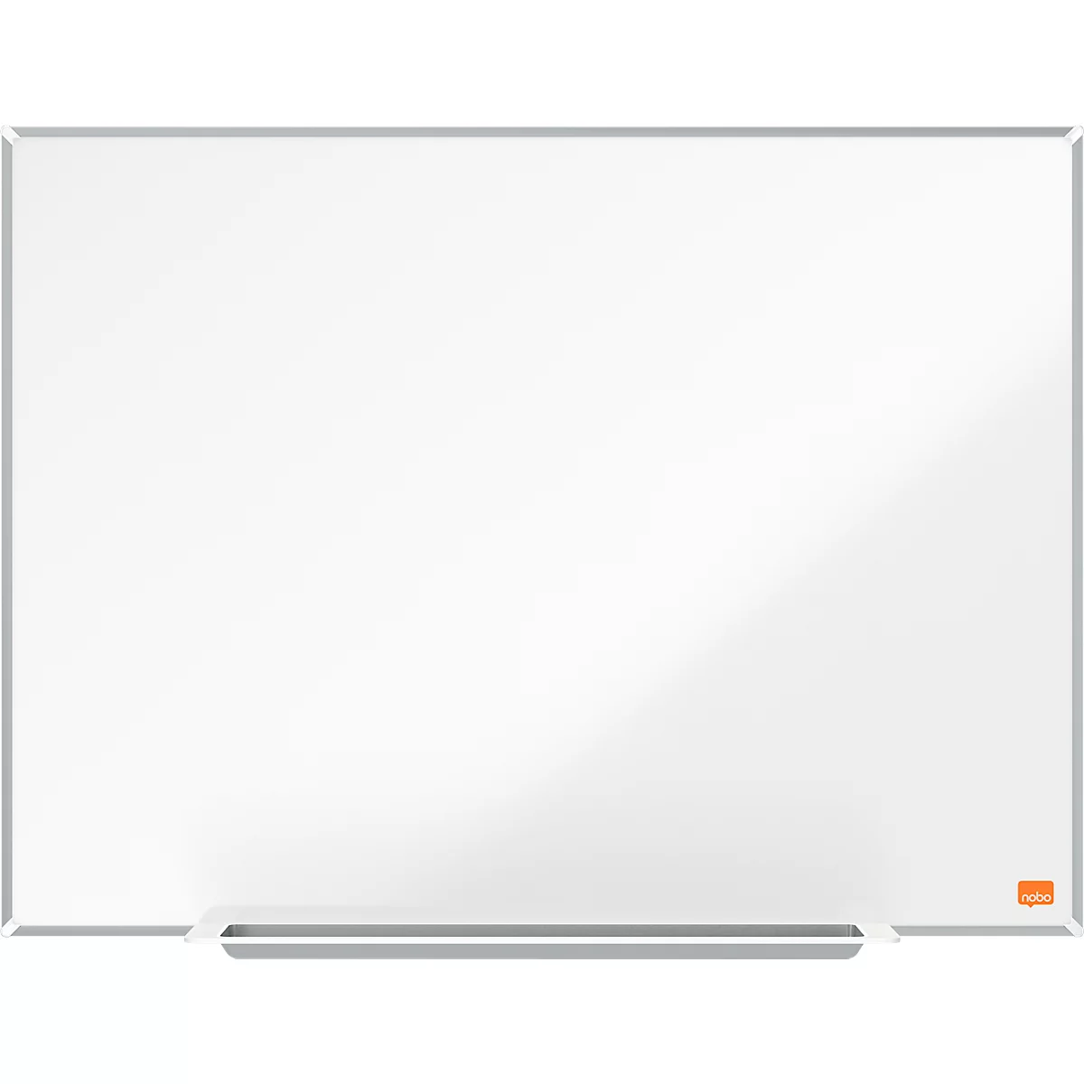 Tableau blanc Prestige nobo - cadre alu - surface Nano Clean - l. 1800 x H 900 mm - avec auget