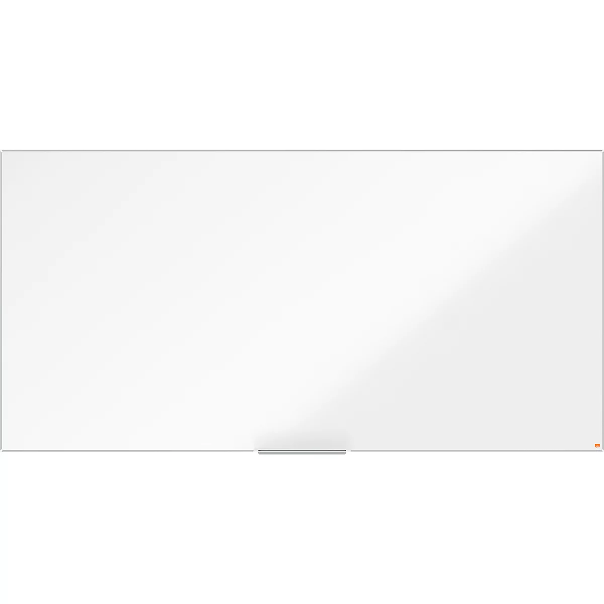 Tableau blanc Prestige nobo - cadre alu - surface Nano Clean - l. 1800 x H 900 mm - avec auget