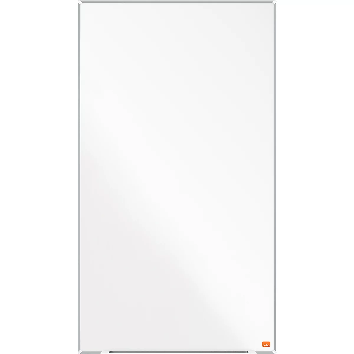 Tableau blanc Prestige nobo - cadre alu - surface Nano Clean - l. 1800 x H 900 mm - avec auget