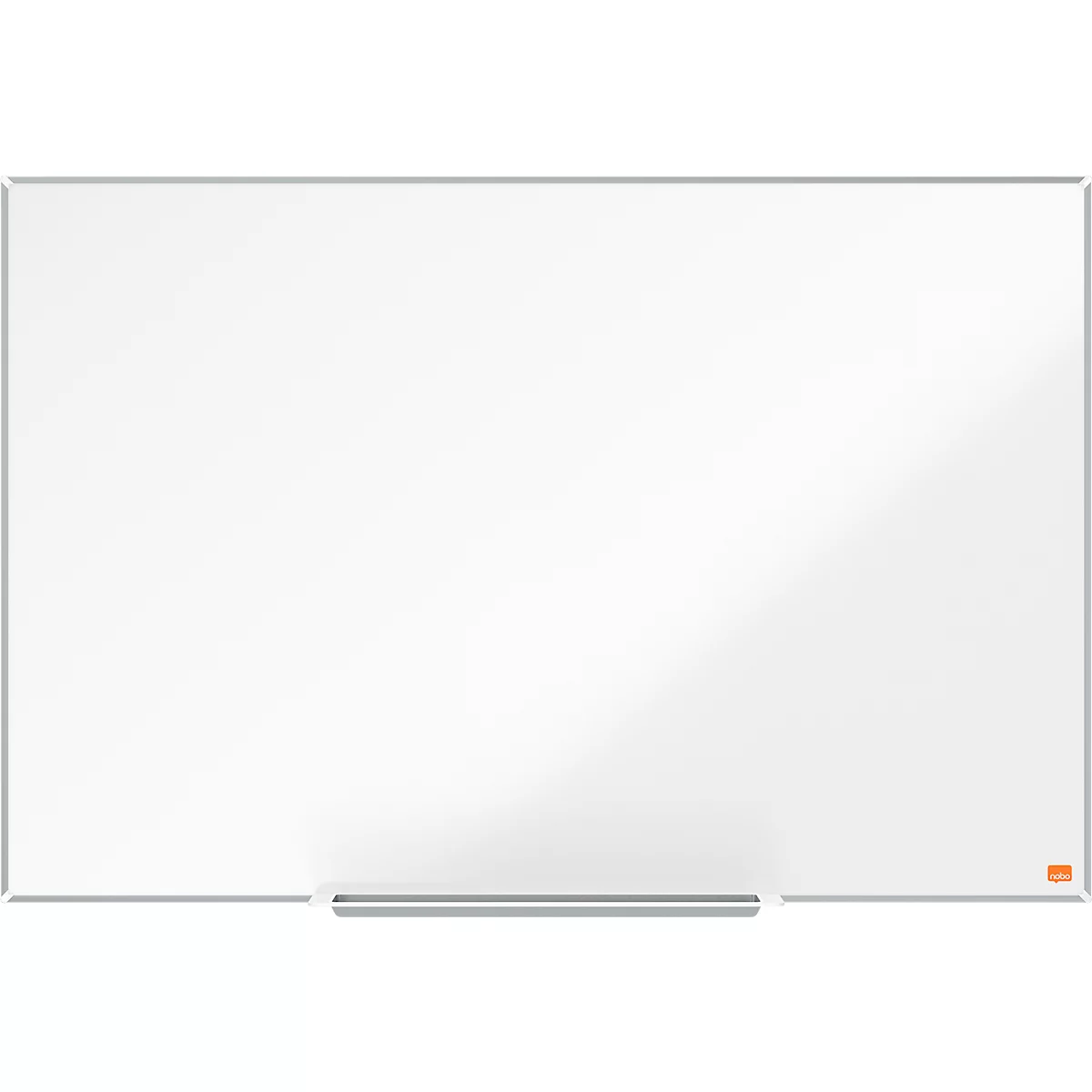 Tableau blanc Prestige nobo - cadre alu - surface Nano Clean - l. 900 x H 600 mm - avec auget