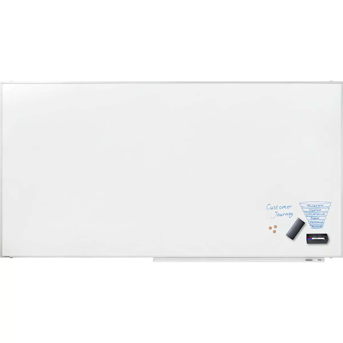 Tableau blanc PROFESSIONAL Legamaster, l. 3000 x H 1550 mm, émaillé