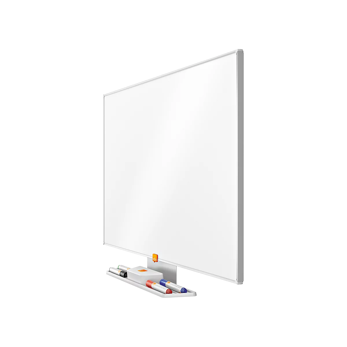 Tableau blanc Widescreen nobo - cadre alu - émaillé - l. 890 x H 500 mm - avec auget