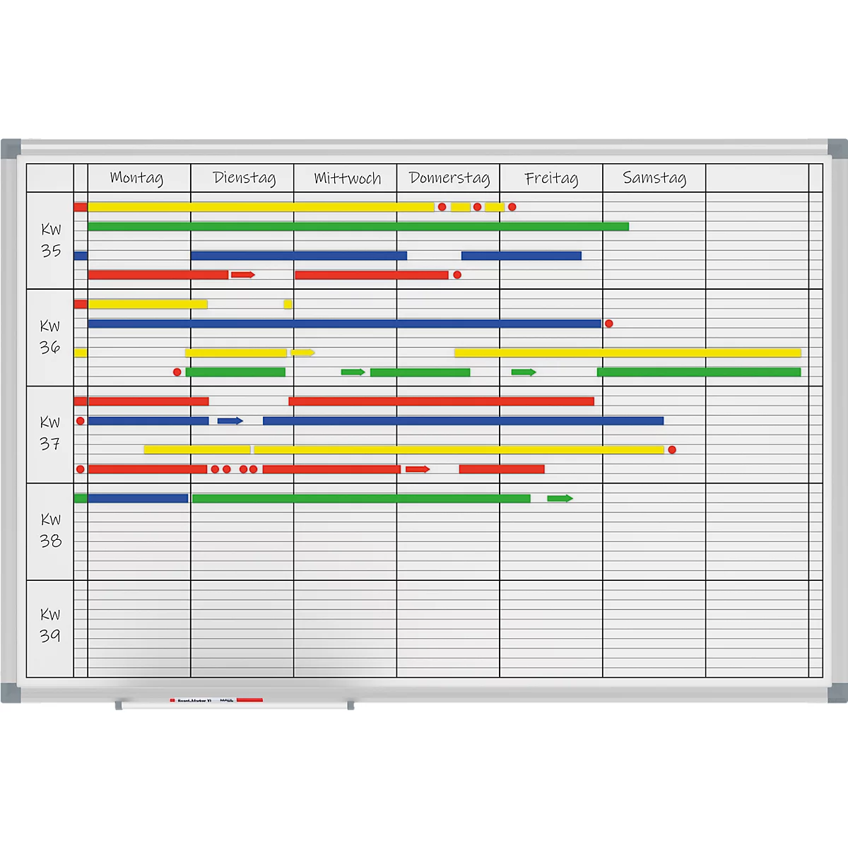 Tableau de planification standard