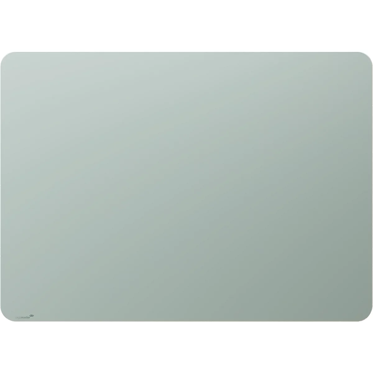 Tableau en verre Legamaster RC, avec 2 aimants &amp; 1 marqueur pour tableau en verre, L 1200 x P 4,4 x H 900 mm, verre de sécurité trempé, mat, sage green