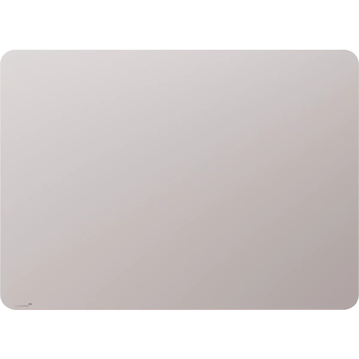 Tableau en verre Legamaster RC, avec 2 aimants &amp; 1 marqueur pour tableau en verre, L 1200 x P 4,4 x H 900 mm, verre de sécurité trempé, mat, warm grey