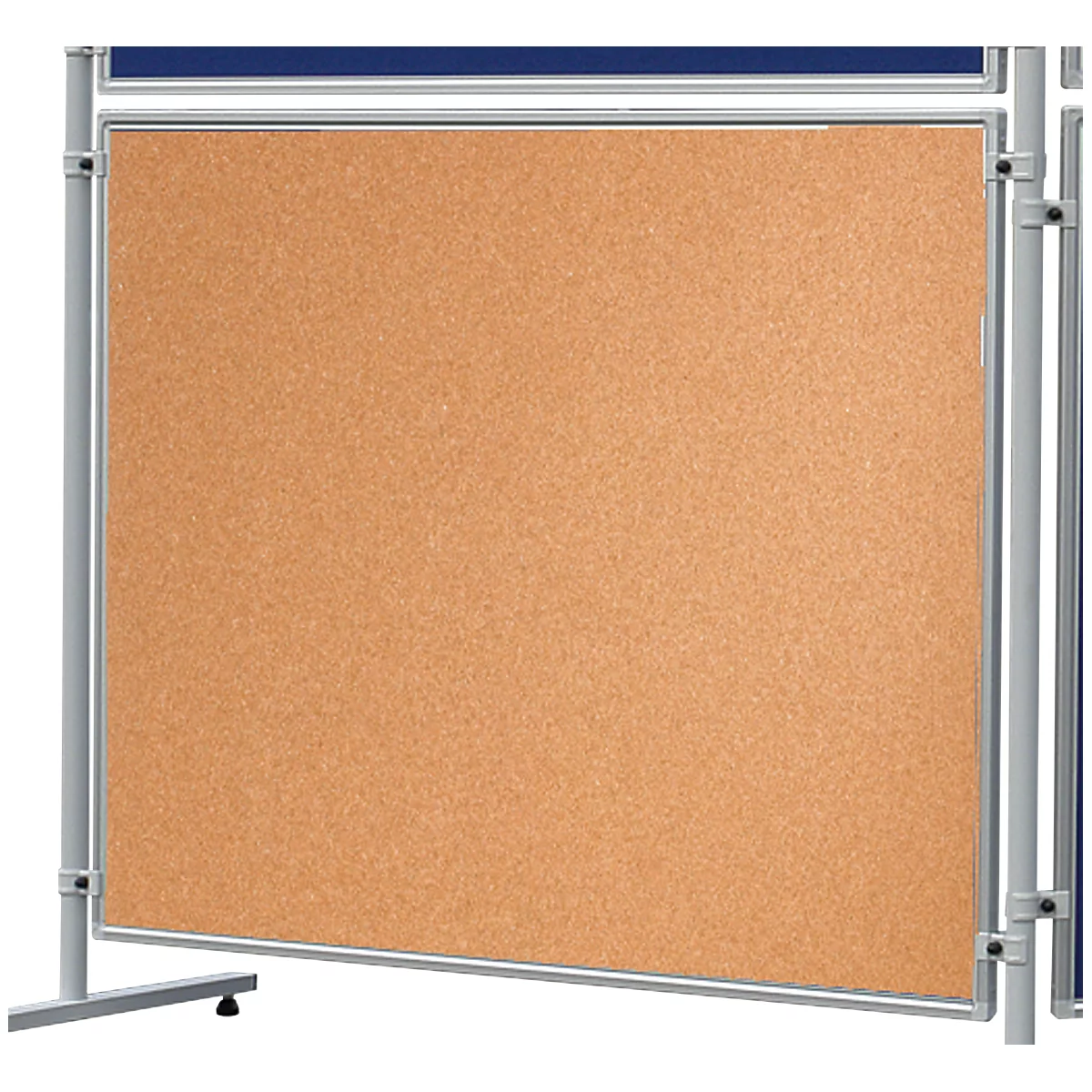 Tableau mural Franken ECO double face, liège/liège, cadre aluminium, 1500x1200 mm