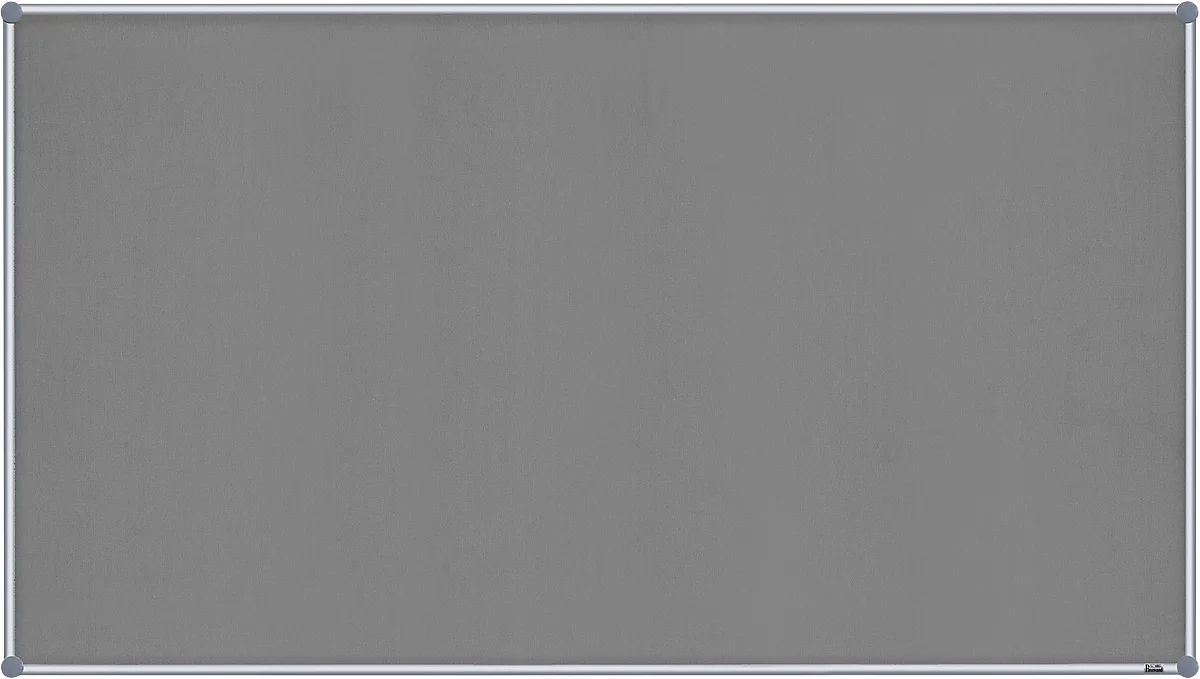 Tablero de anuncios MAUL 2000, textil, gris, 900 x 1800 mm