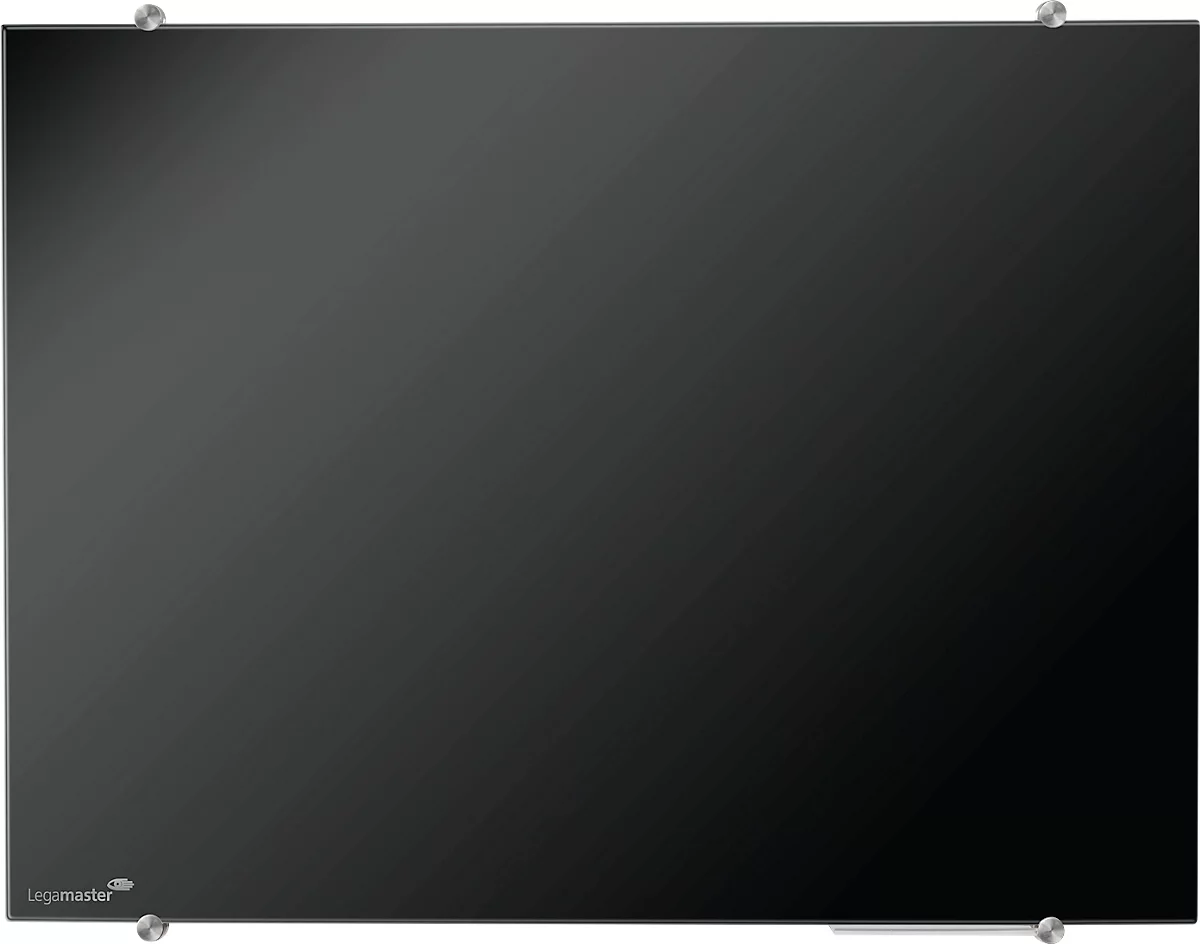 Tablero de cristal Legamaster Colour 7-104654, magnético, An 900 x Al 1200 mm, negro