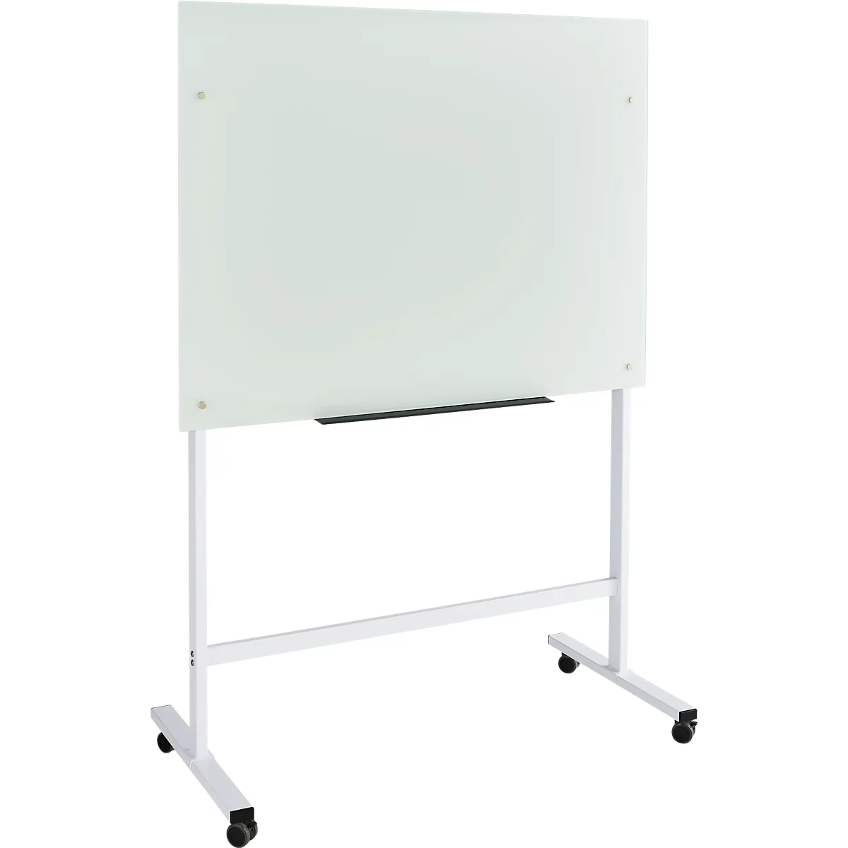 Tablero de vidrio SH GB 9012, 900 mm x 1200 mm, magnético, vidrio de seguridad 3 mm, rotulable, blanco