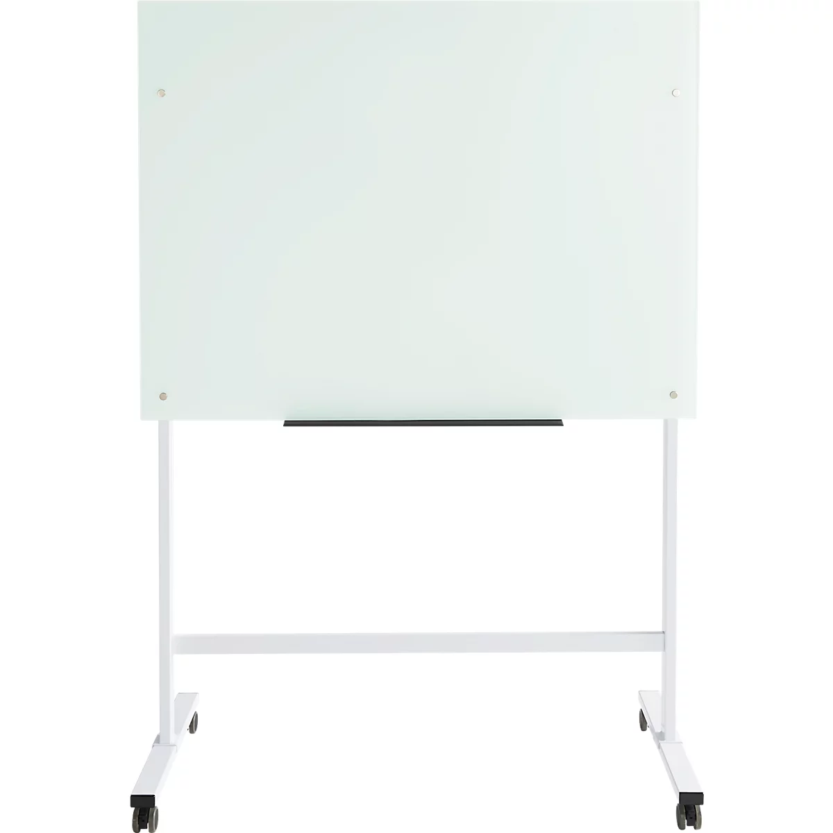 Tablero de vidrio SH GB 9012, 900 mm x 1200 mm, magnético, vidrio de seguridad 3 mm, rotulable, blanco