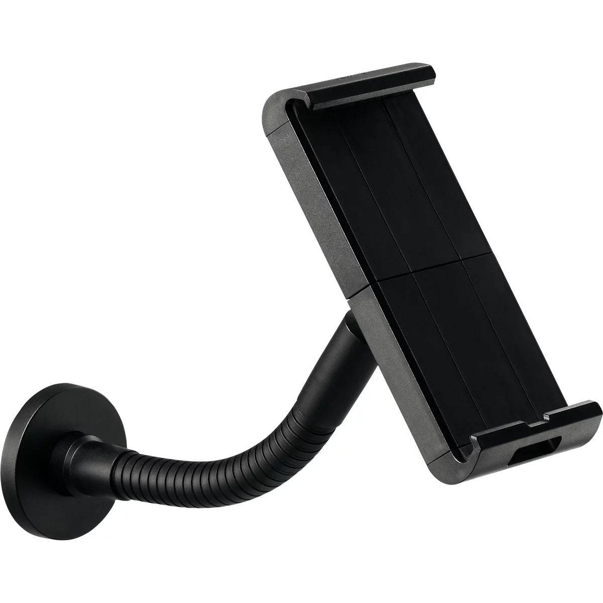 Tablet Halterung Durable TOUGH WALL/TABLE, für 1 Tablet mit 7-13', Montage an Wänden/Tischen, 360° drehbar, Kabelführung, Diebstahlsicherung, schwarz