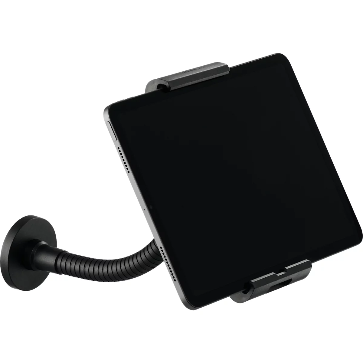 Tablet Halterung Durable TOUGH WALL/TABLE, für 1 Tablet mit 7-13', Montage an Wänden/Tischen, 360° drehbar, Kabelführung, Diebstahlsicherung, schwarz