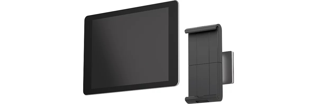 Tablet Wandhalterung DURABLE WALL, für Tablets 7-13", um 360° drehbar, Diebstahlsicherung