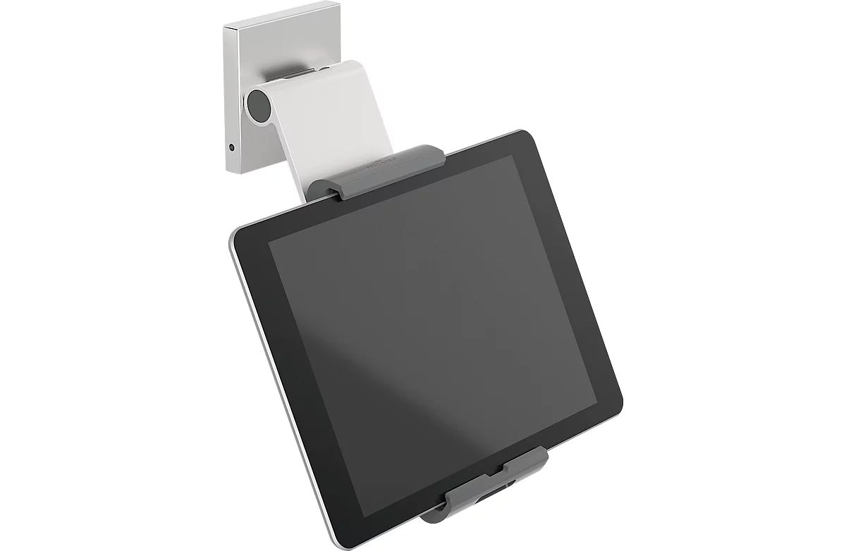 Tablet Wandhalterung DURABLE WALL PRO, für 7-13″, um 360° drehbar, mit Neigungswinkel, Diebstahlschutz