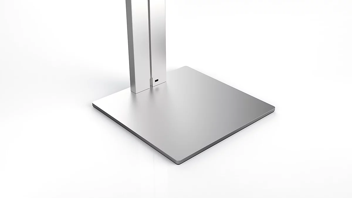 Tabletständer DURABLE FLOOR, für Tablets 7-13", Halterung um 360° drehbar, Arm um 0-88° neigbar, inkl. USB-Kabel