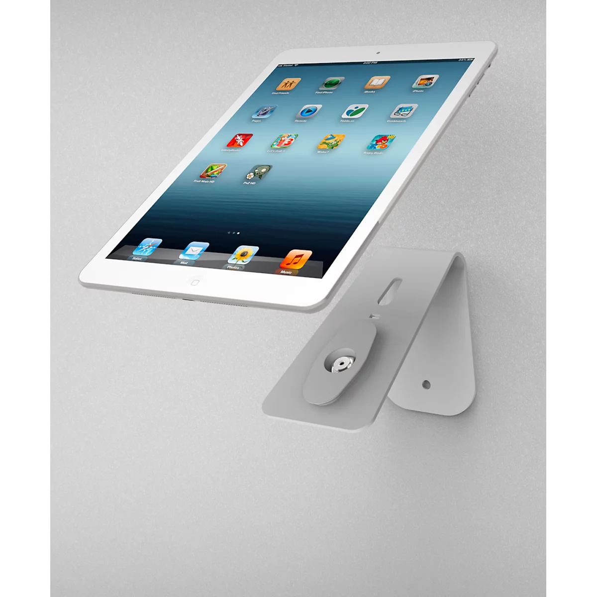 Tabletstandaard Compulocks HoverTab, voor wand- en tafelmontage, staal, zilver