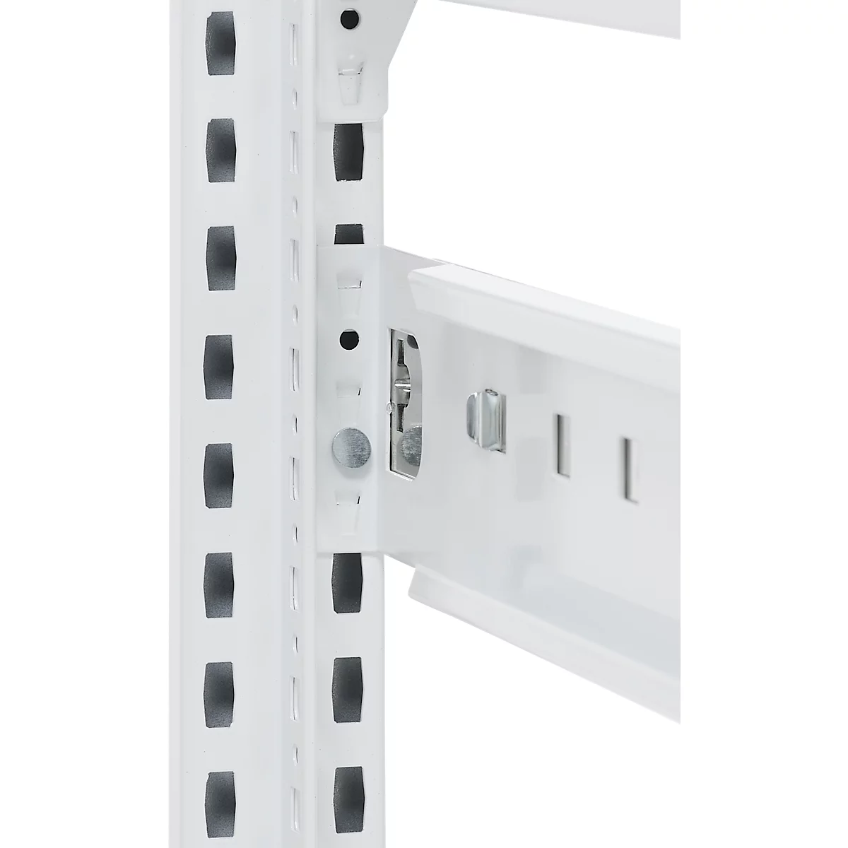 Tablette coulissante ORDO Professional, coulisse télescopique à sortie totale, réglable en hauteur, charge max. 60 kg, L 1.000 mm x P 500 mm, blanc trafic RAL 9016