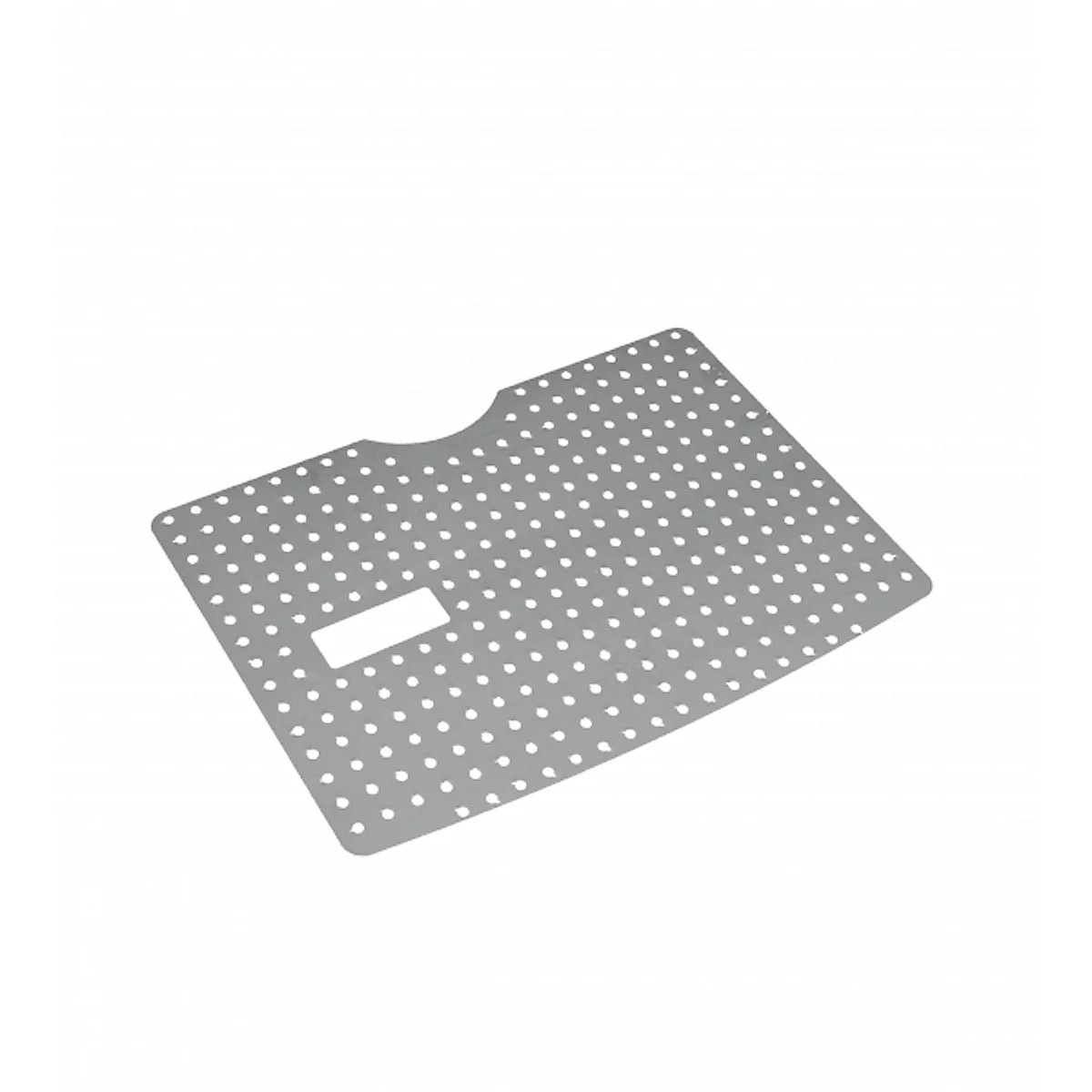 Tablette de protection BIO-CIRCLE®, pour lavabo SL Compact, tôle perforée en acier inoxydable, argenté