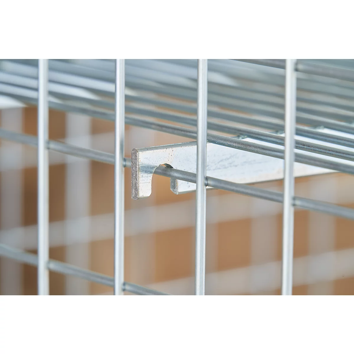 Tablette intermédiaire pour bacs roulants Schäfer Shop Select ADB BASICline, 700 x 705 mm, jusqu'à 150 kg, galvanisé bleu