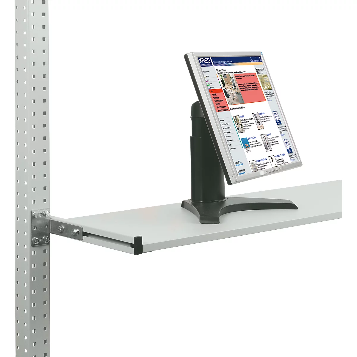 Tablette pour appareils, profondeur ajustable, pour les séries Universal, 1750 mm