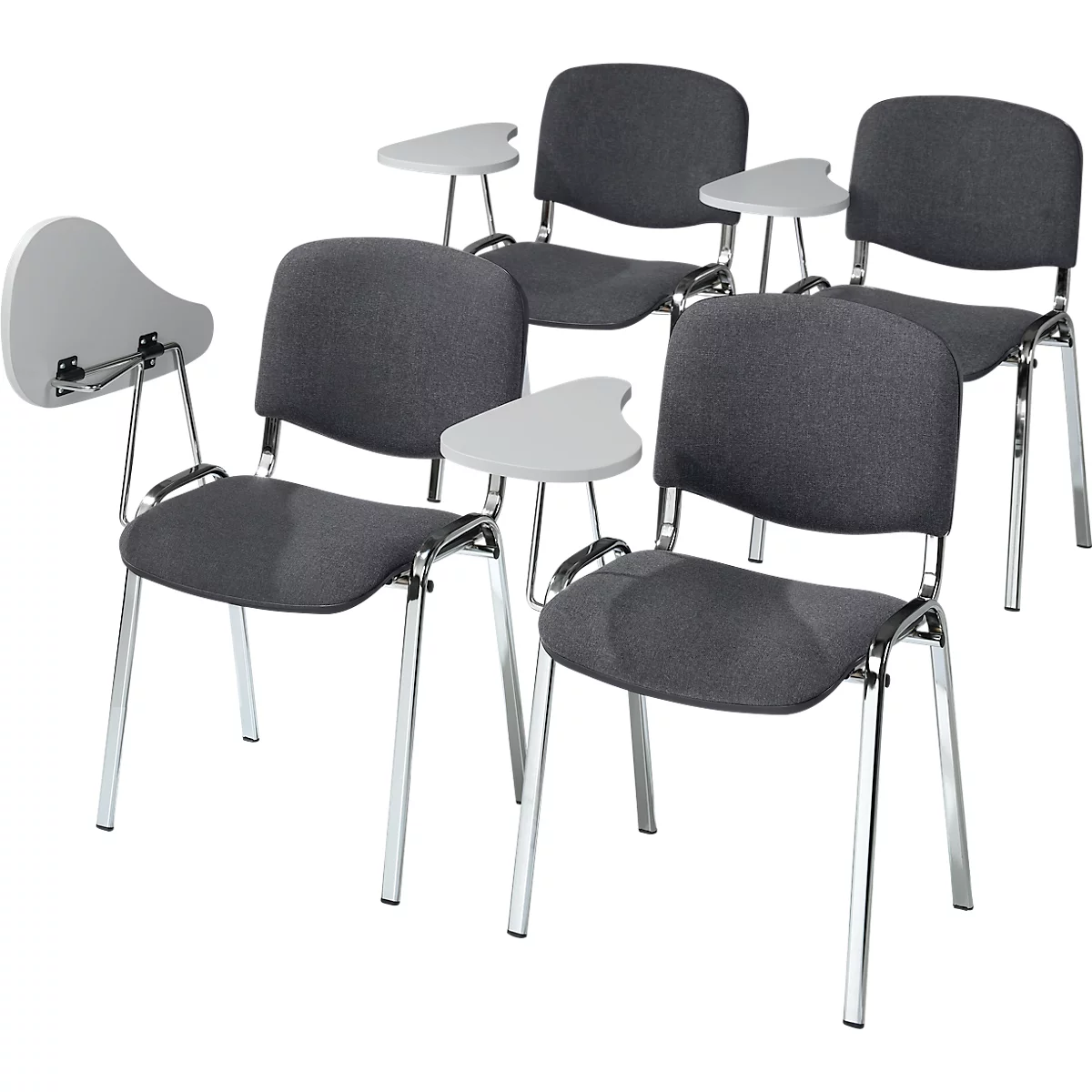Tablette pour chaise empilable ISO