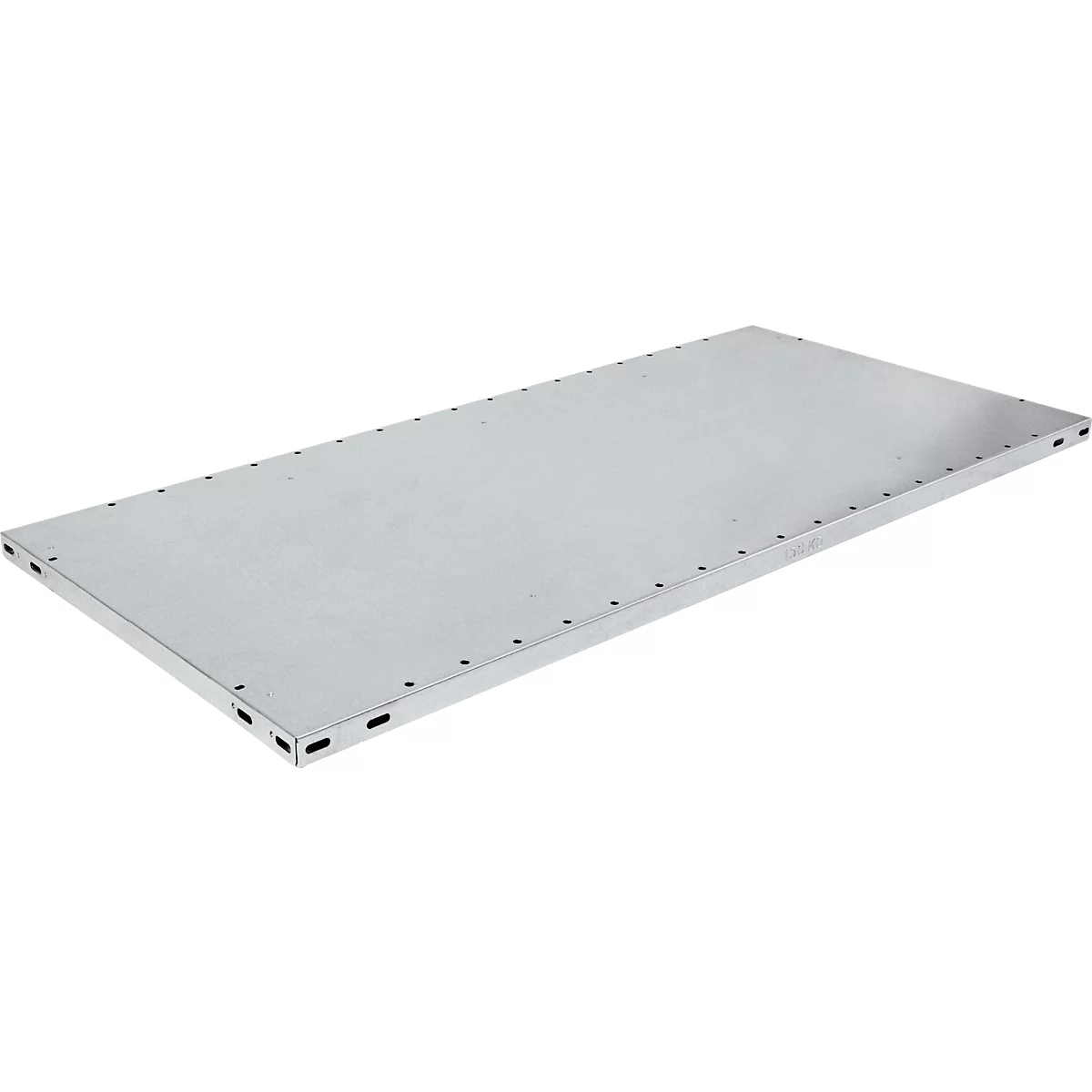 Tablette pour étagère L. 1000 x P 400 mm, galvanisé
