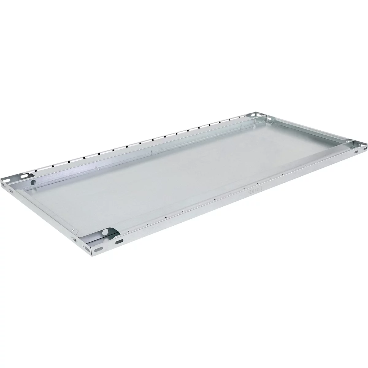 Tablette pour étagère L. 1000 x P 400 mm, galvanisé