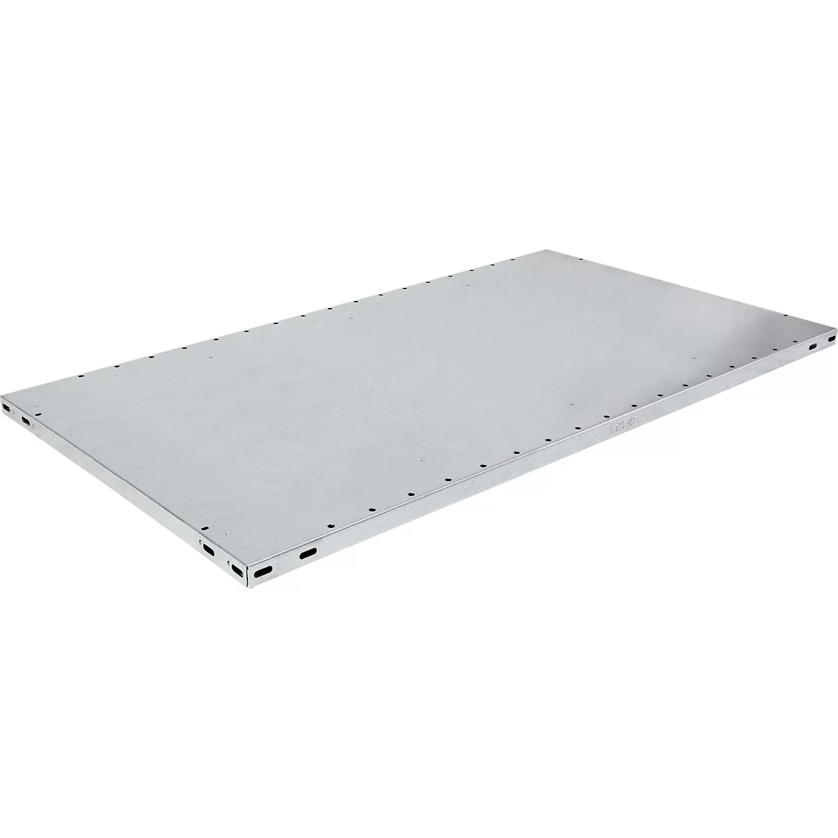 Tablette pour étagère L. 1000 x P 500 mm, galvanisé