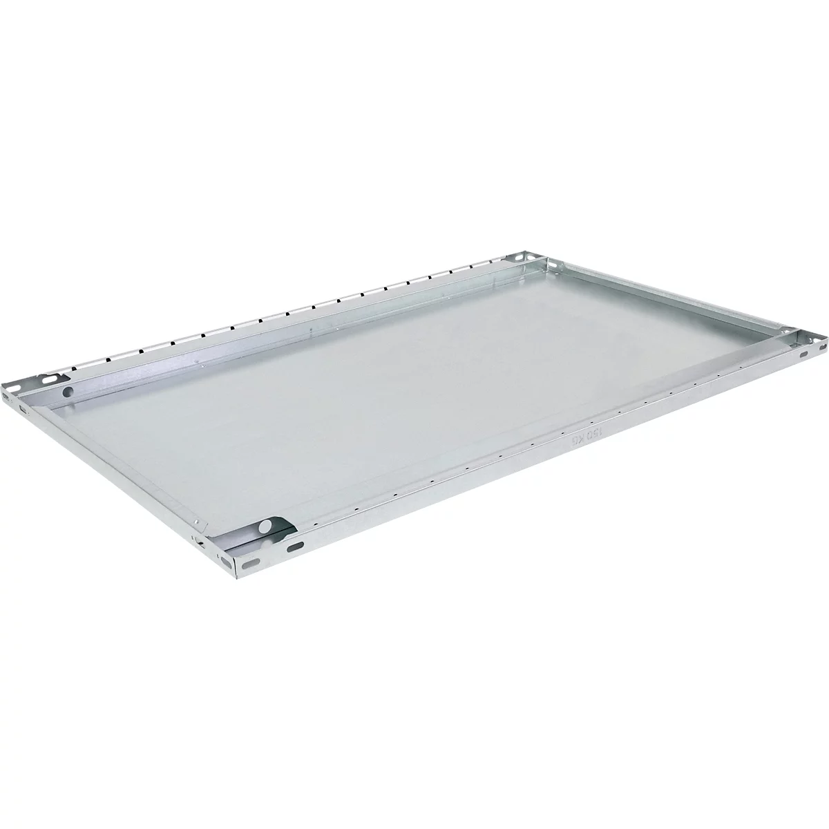 Tablette pour étagère L. 1000 x P 600 mm, galvanisé