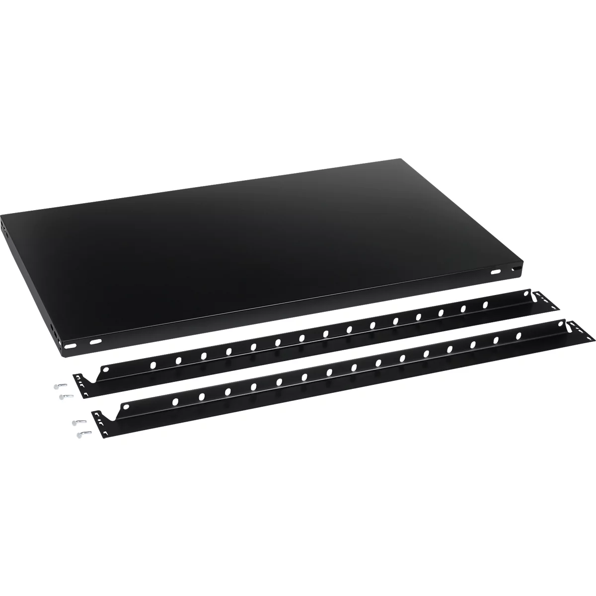 Tablette pour rayonnage de base/extension ORDO Business, réglable en hauteur, épaisseur 40 mm, charge max. 140 kg, L 750 x P 800 x H 40 mm, acier, noir