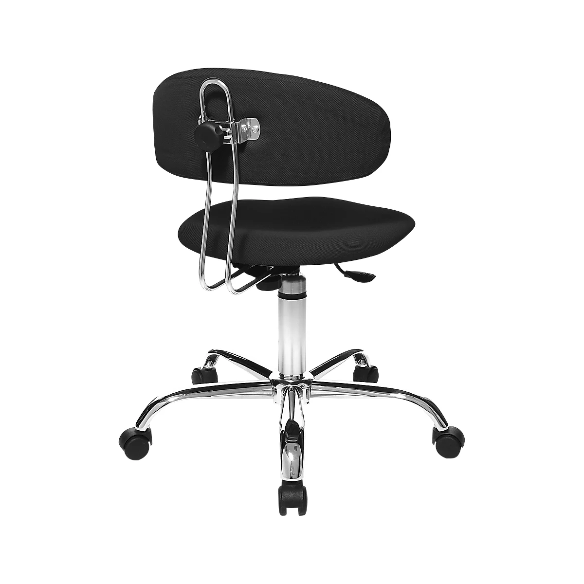 Tabouret Sitness 40, 3 dimensions ajustables, noir