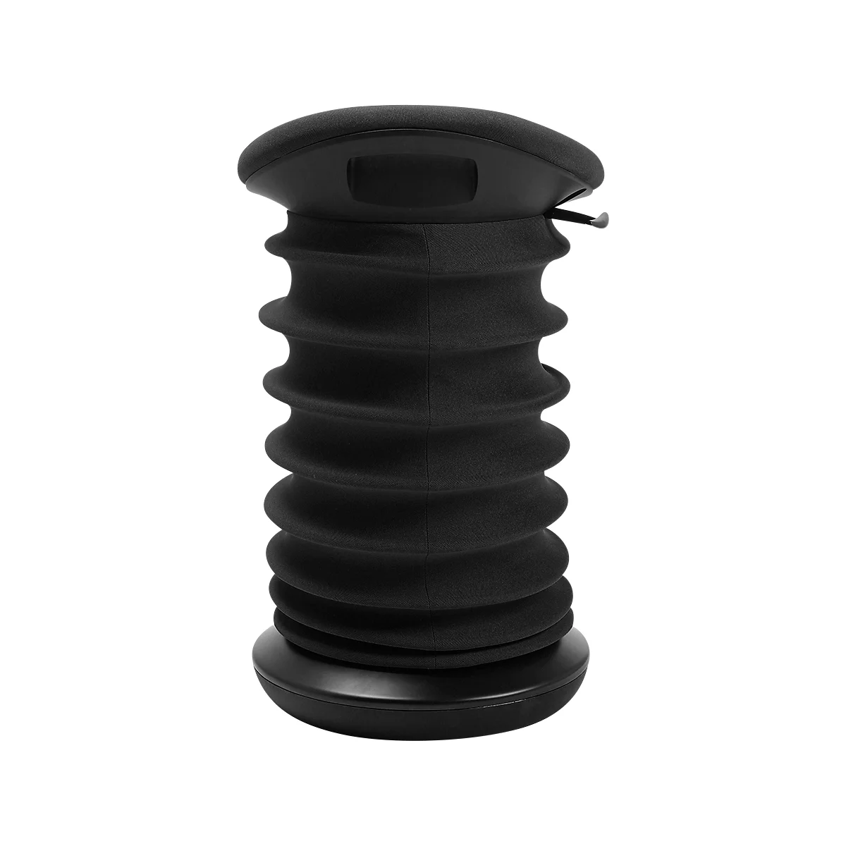 Tabouret Sitness 4D - ergonomique - hauteur réglable - L 375 x P 360 x H 530-640 mm - revêtement tissu - noir