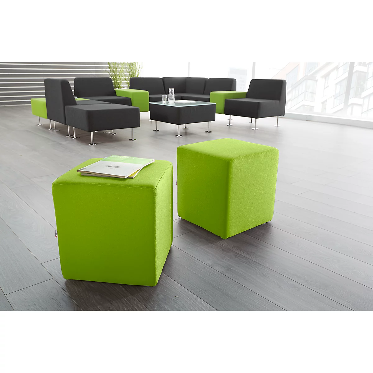 Tabouret Wall In, l. 410 x P 410 mm, vert