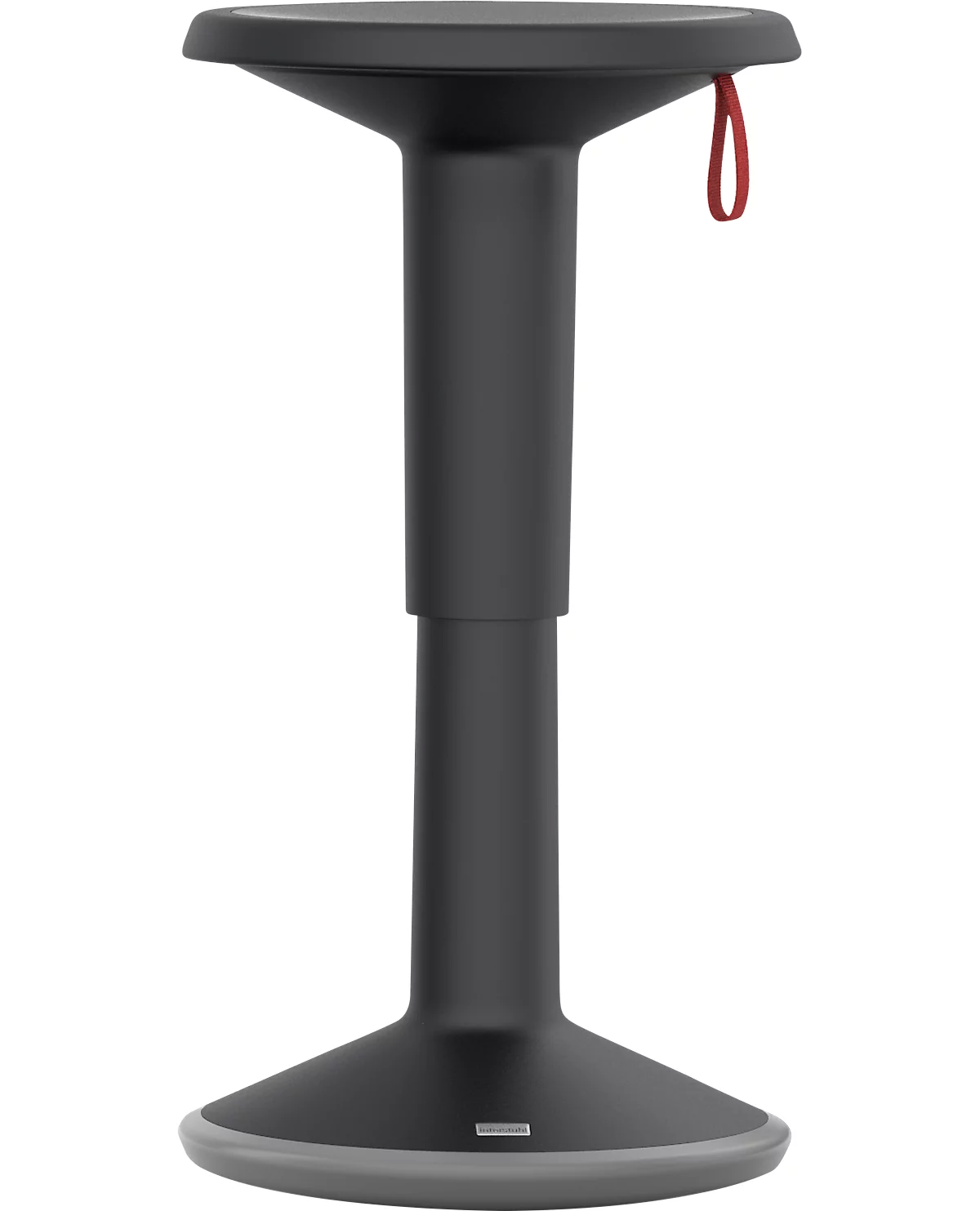 Taburete ajustable en altura UPis1, Ø 330 x H 450 - 630 mm, negro