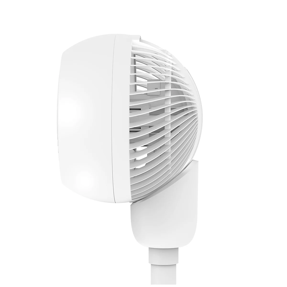 Tafel- of staande ventilator FAN1 IDEAL, , Ø 310 x H 532-905 mm, 4 snelheden, 90/60° oscillatie, timer, afstandsbediening, wit