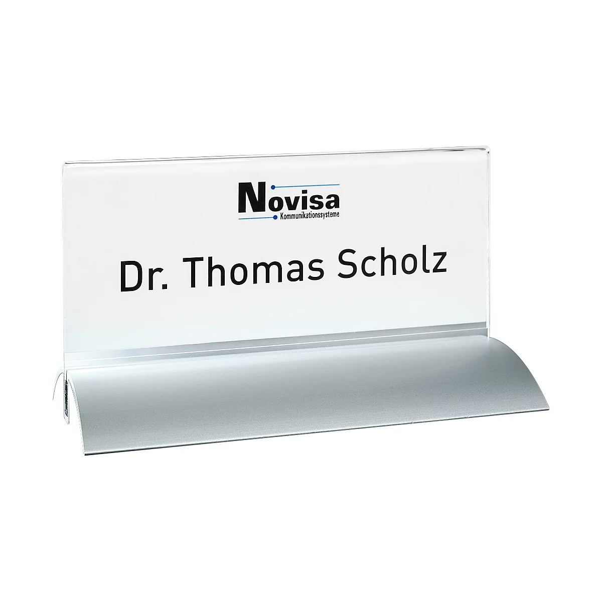 Tafelstandaard, met aluminium voet, 61 x 150 mm, 2 stuks