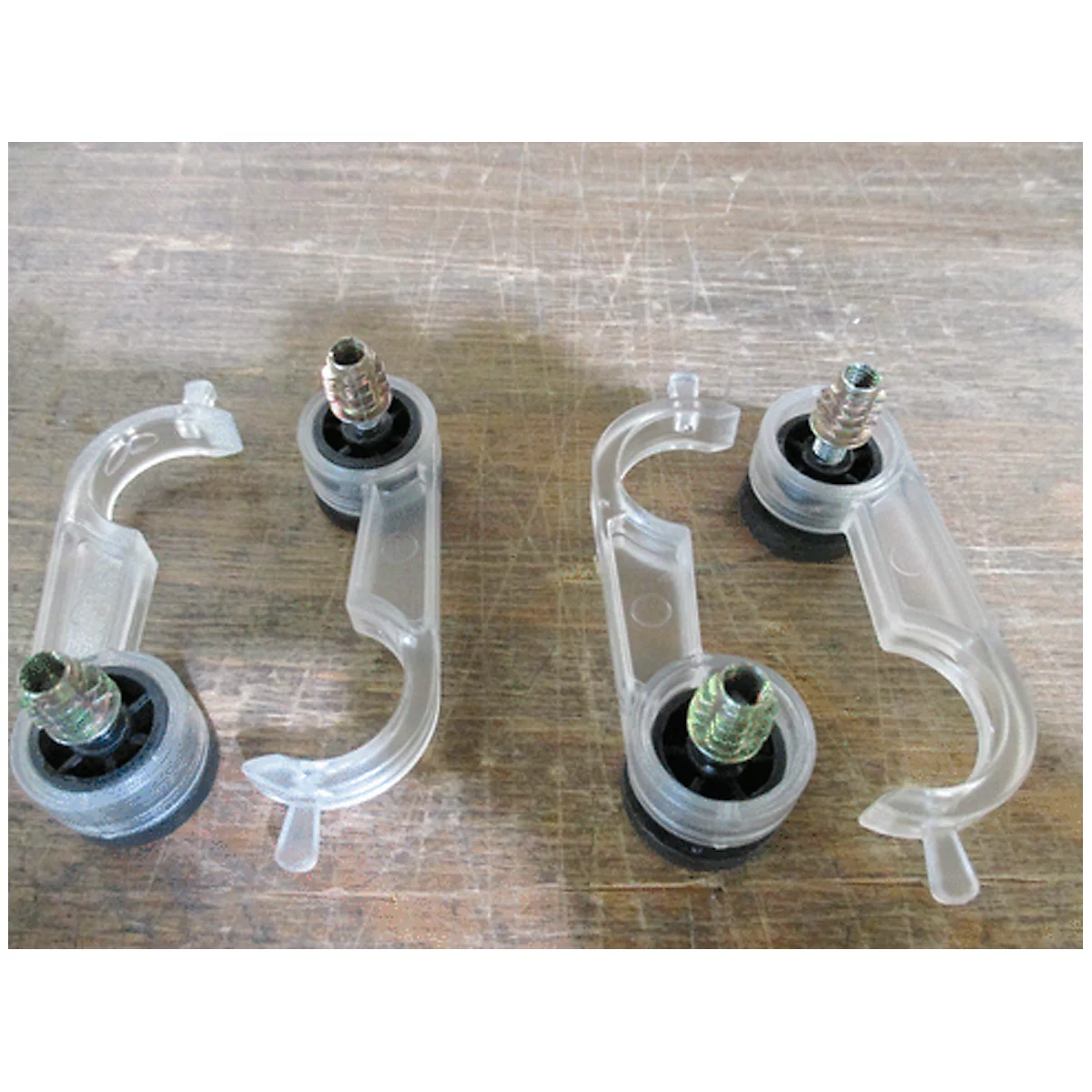 Tafelverbinder voor mobiele vergadertafels - B 1400-1800 x D 800 mm - set van 4 stuks