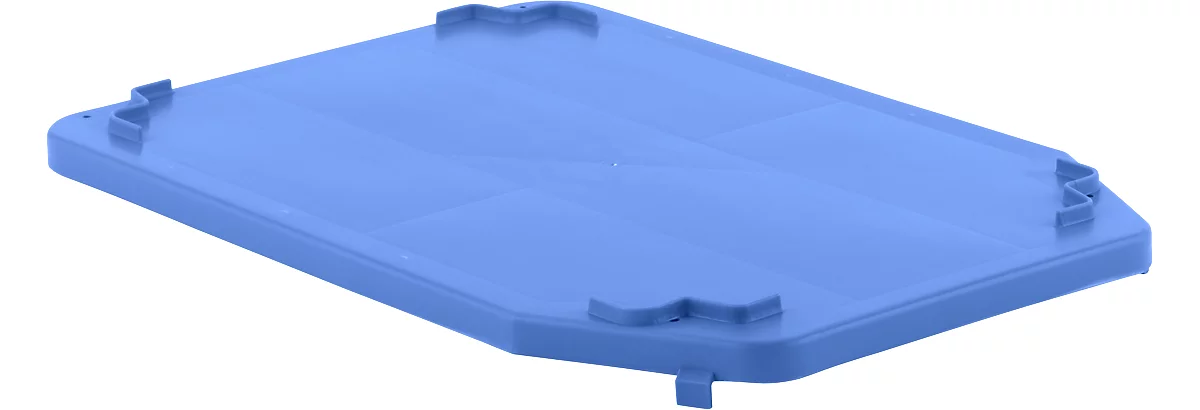 Tapa para caja con dimensiones norma europea FB 600, azul
